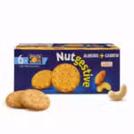 Nutgestive Almond Cashew Biscuits 6 Stay Fresh Packs Digestive Probiotics
