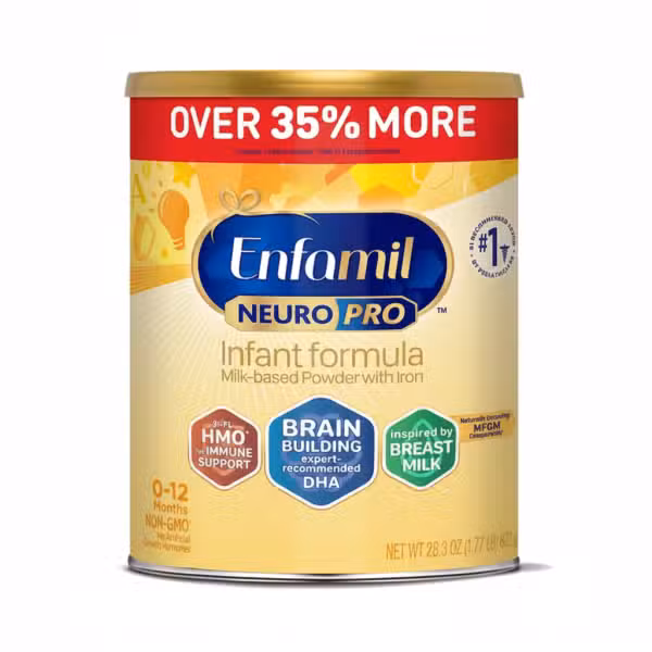 Enfamil NeuroPro Infant Formula Milk-Based Powder with Iron 802G 28.3 oz
