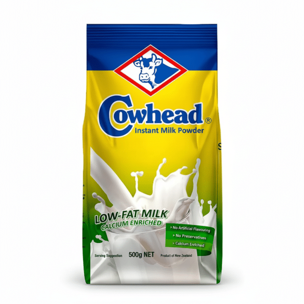 Cowhead Low Fat Milk Instant Milk Powder 500g Calcium Enriched