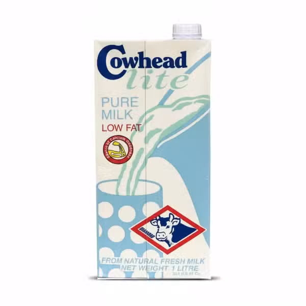Cowhead Lite Pure Milk Low Fat 1 Litre