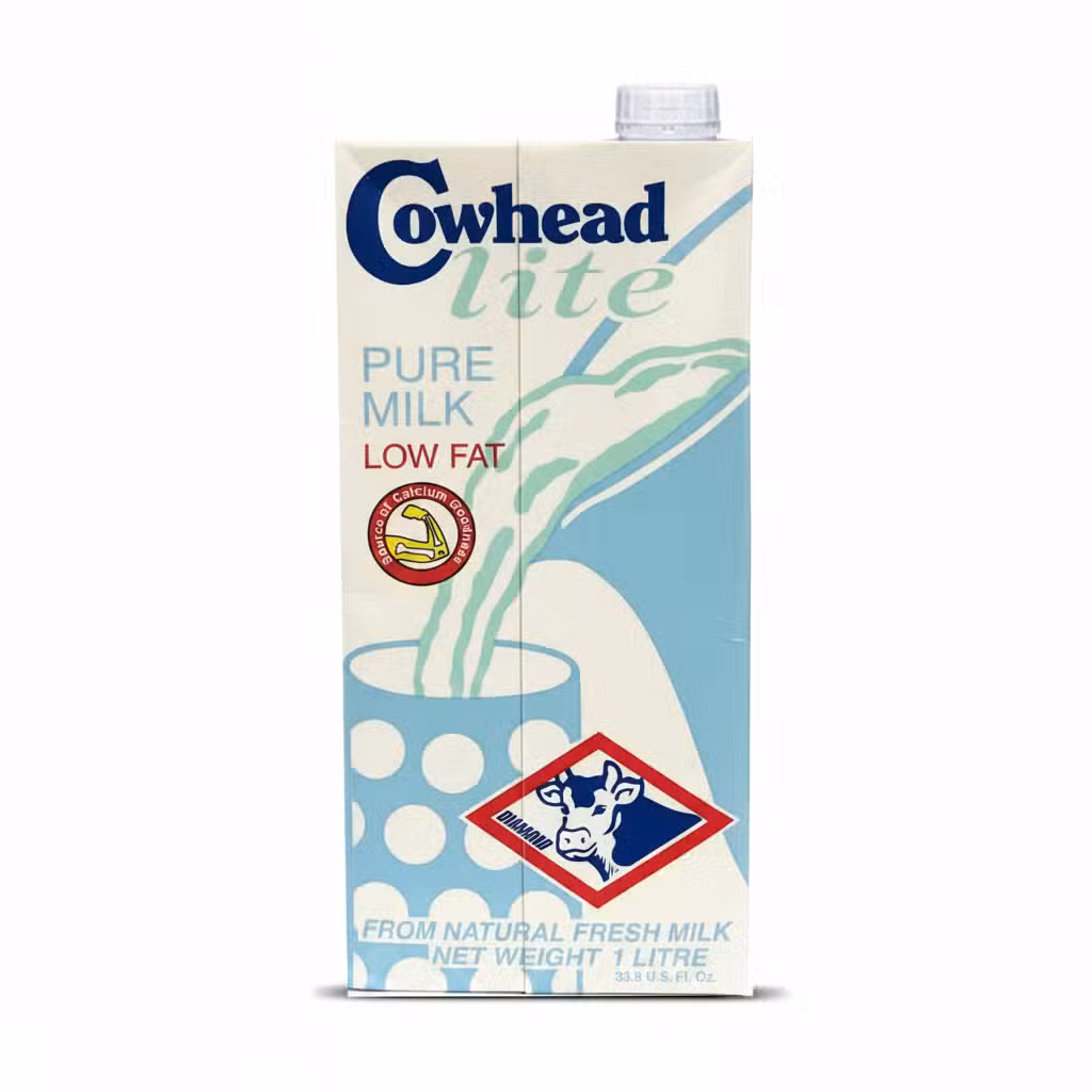 Cowhead Lite Pure Milk Low Fat 1 Litre
