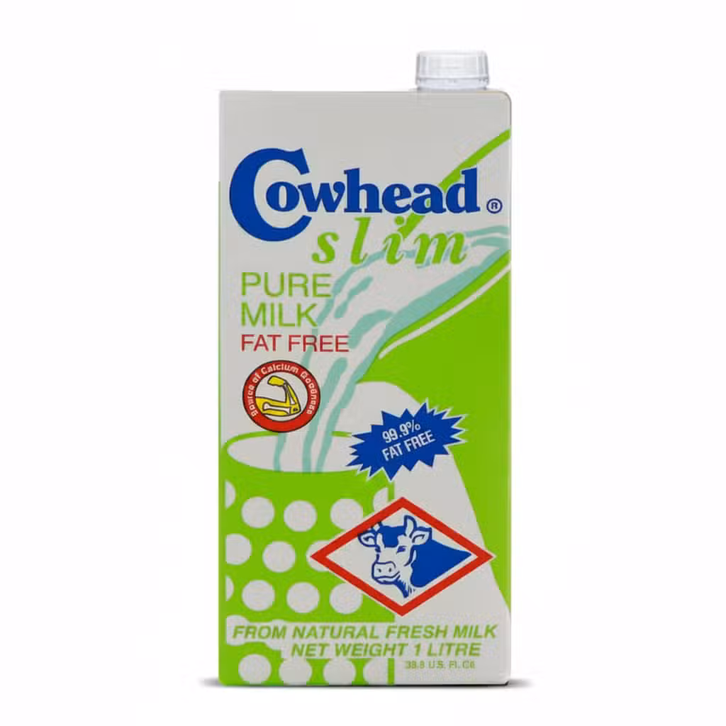 Cowhead Slim Pure Milk Fat Free 1 litre