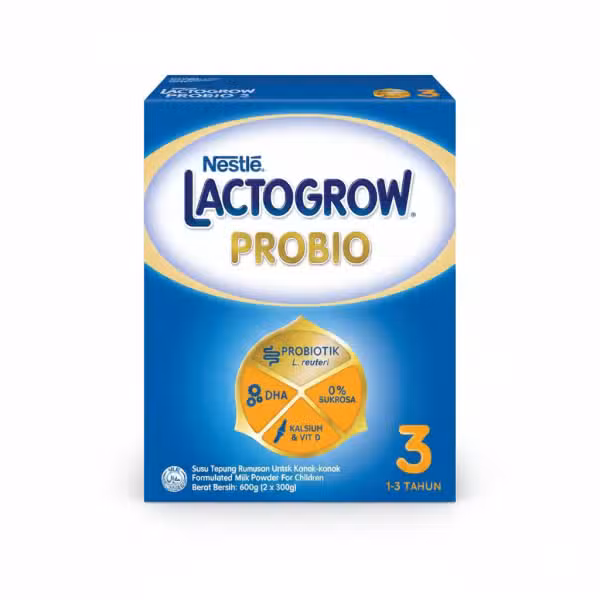 Nestle Lactogrow Probio 3 Formula Milk Powder 600g