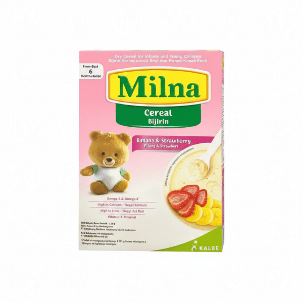 Milna Cereal Banana Strawberry 120g Dry Cereal for Infants and Young Children