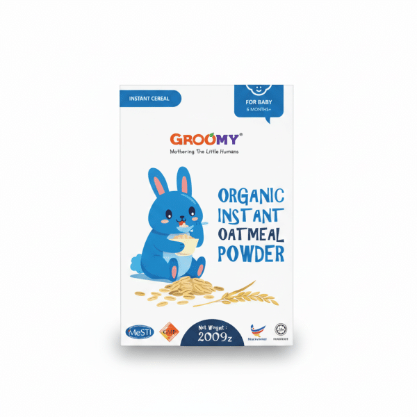 Groomy Organic Instant Oatmeal Powder Cereal 200gm
