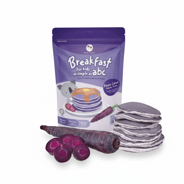 Double Happiness Breakfast for kids Purple Carrot Pancake Premix 210g