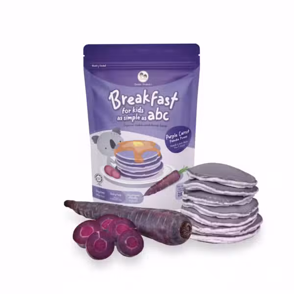 Double Happiness Breakfast for kids Purple Carrot Pancake Premix 210g
