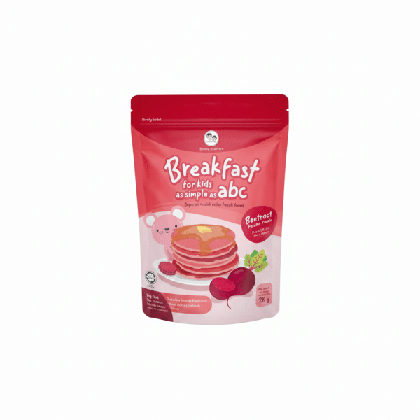 Double Happiness Breakfast for kids as simple as abc Beetroot Pancake Premix 210g
