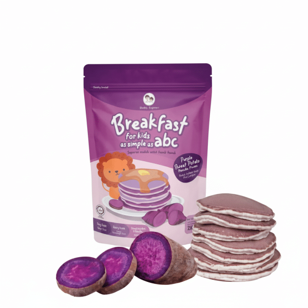 Double Happiness Breakfast for Kids Purple Sweet Potato Pancake Premix 210g