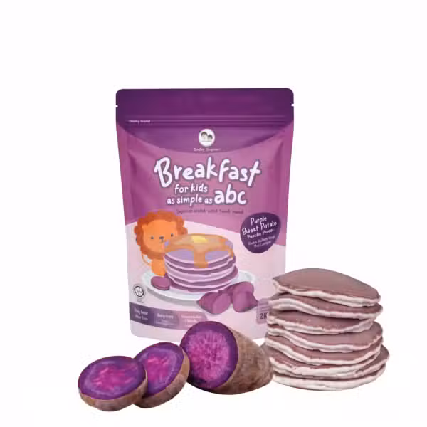 Double Happiness Breakfast for Kids Purple Sweet Potato Pancake Premix 210g