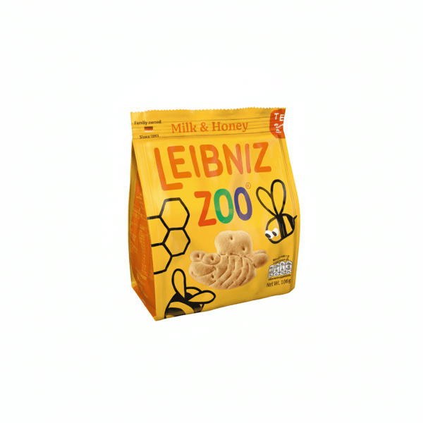Leibniz Zoo Milk Honey Biscuits 100g