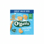 Organix Farm Animal Biscuits 100g 12+ Months Great Value Box