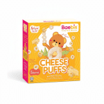 Baebies Cheese Puffs Rice Biscuit For Baby 6+ Months 35g