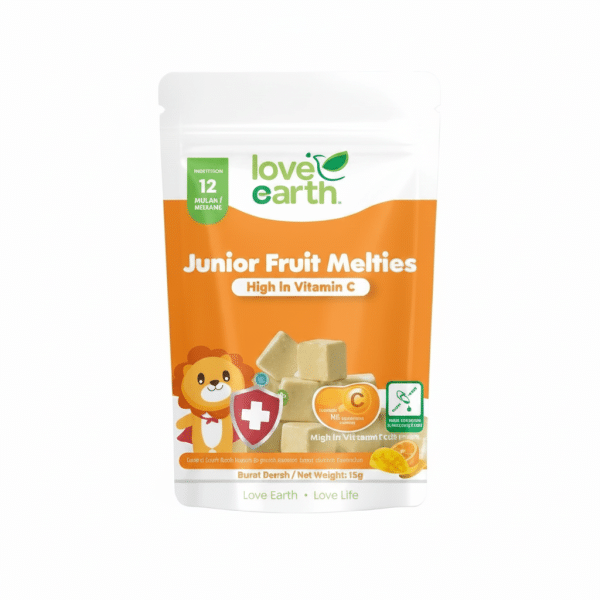Love Earth Junior Fruit Melties High In Vitamin C 15g