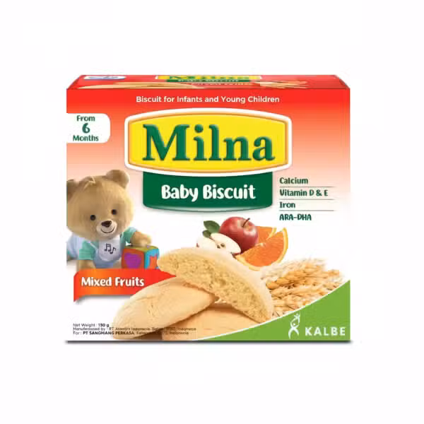 Milna Baby Biscuit Mixed Fruits 130g