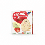 Tenten Organic Rice Crackers Strawberry Flavor 40gm