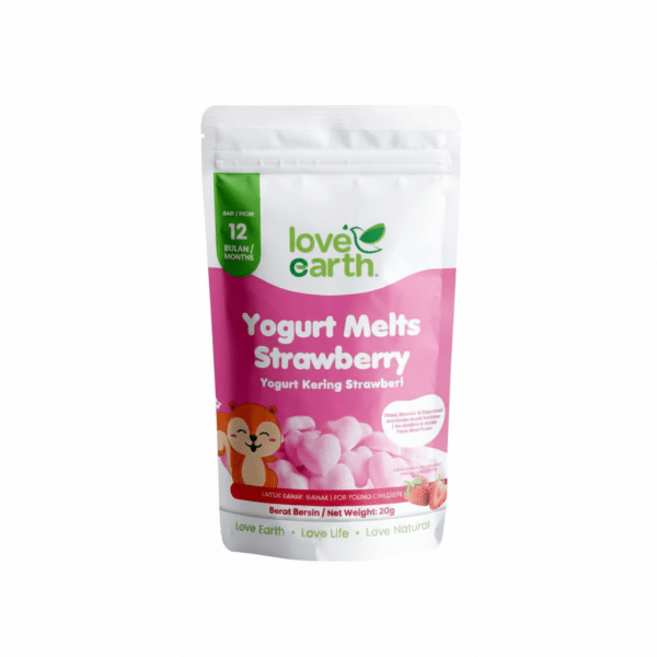 Love Earth Yogurt Melts Strawberry 20gm