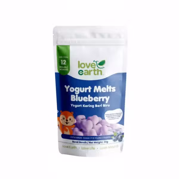 Love Earth Yogurt Melts Blueberry 20gm