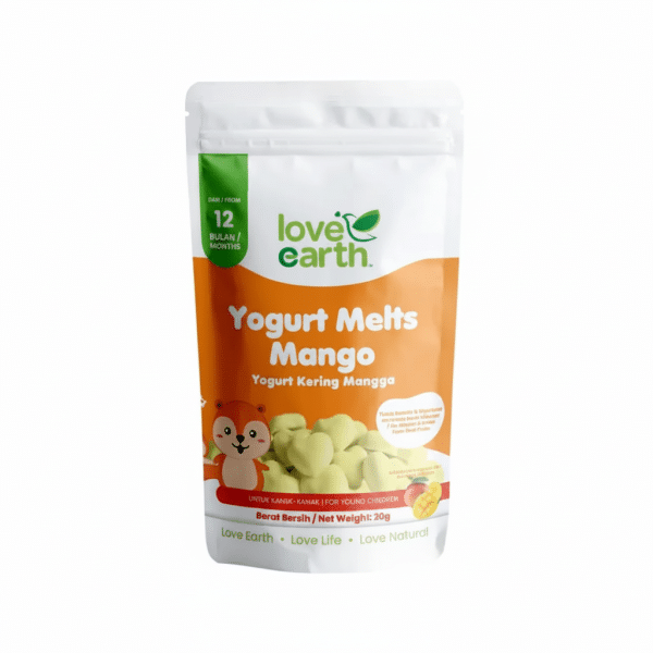 Love Earth Yogurt Melts Mango 12 Months 20gm