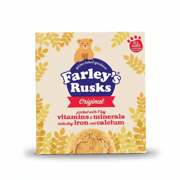 Farleys Rusks Original 300gm Golden Baked Goodness Vitamins Minerals Iron Calcium