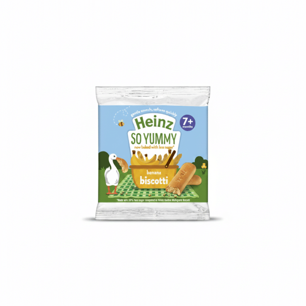 Heinz Banana Biscotti 7+ Months Gentle Crunch Softens Quickly