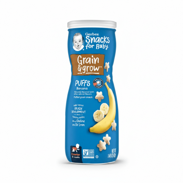 Gerber Snacks for Baby Grain & Grow Puffs Banana 1.40 oz