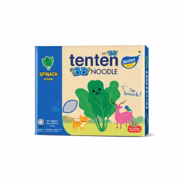 Tenten BB Noodle Spinach Baby 150gm
