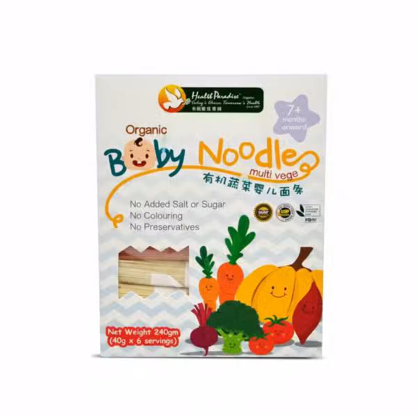 Health Paradise Organic Baby Noodles Multi Vege 240gm