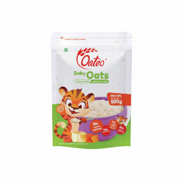 Oateo Baby Oats 500gm No Added Colors No Added Sugar & Salt No Preservatives