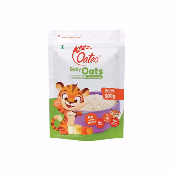 Oateo Baby Oats 500gm No Added Colors No Added Sugar & Salt No Preservatives