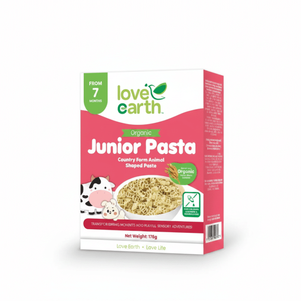 Love Earth Organic Junior Pasta Country Farm Animal Shaped Pasta 175gm
