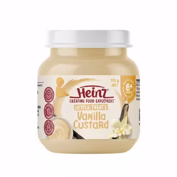 Heinz Vanilla Custard Little Treats 110g 6+ Months