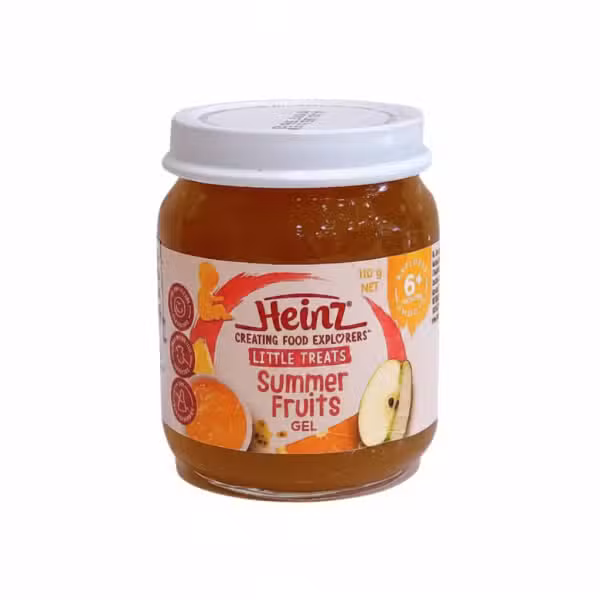 Heinz Little Treats Summer Fruits Gel 110g 6+ Months