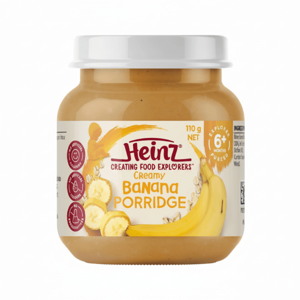 Heinz Creamy Banana Porridge 110g 6+ Months