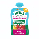 Heinz Strawberry Banana Raspberry Apple Puree 100gm 6+ Months