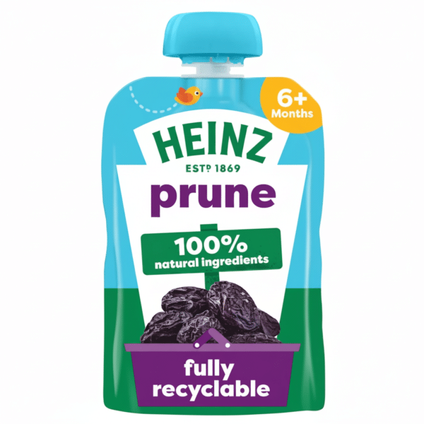 Heinz Prune Puree 100% Natural Ingredients Fully Recyclable 6+ Months