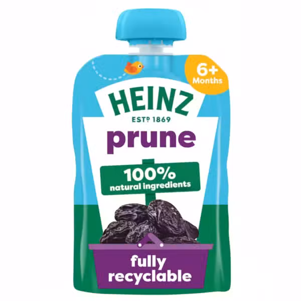 Heinz Prune Puree 100% Natural Ingredients Fully Recyclable 6+ Months