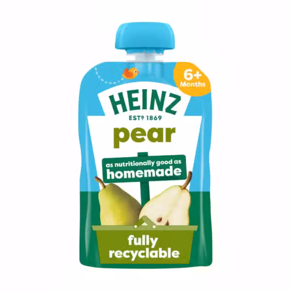 Heinz Pear Puree 100gm Baby Food 6+ Months