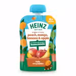 Heinz Peach Mango Banana Apple Puree 100gm 6+ Months
