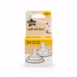 Tommee Tippee Natural Start Medium Flow Soft Teats 3 Months Plus BPA Free