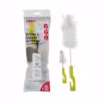 Farlin Bottle & Nipple Brushes Set Cleans Effortlessly