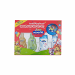 Kodomo Happy Kids Gift Set Baby Shampoo Baby Lotion Powder Bathing Sponge