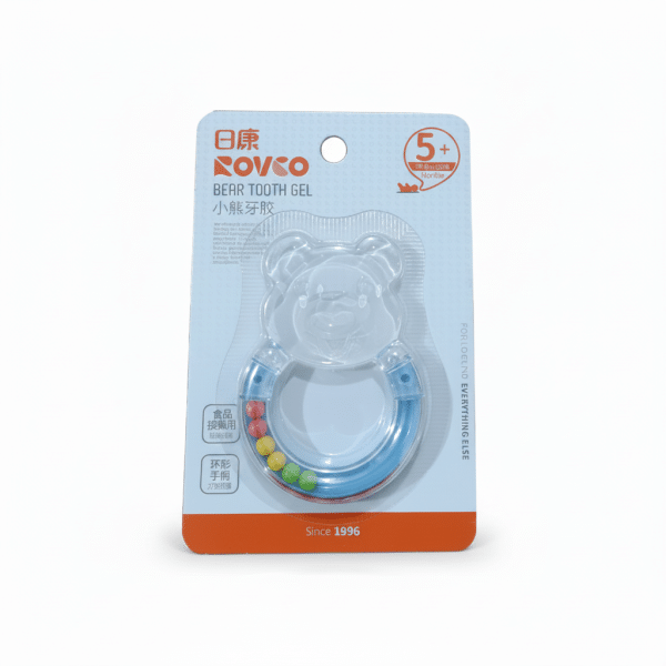Rovoco Bear Tooth Gel Blue Baby Teether