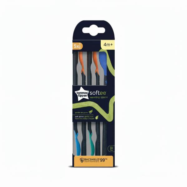 Tommee Tippee Softee Weaning Spoons 4m+ 5 pack gentle on gums BPA Free