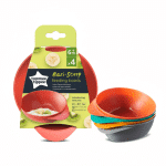 Tommee Tippee Easi-Scoop Feeding Bowls 4 Piece BPA Free Microwave Safe