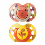 Tommee Tippee Fun Friends Orthodontic Soothers 6-18 months Bear and Bunny Design
