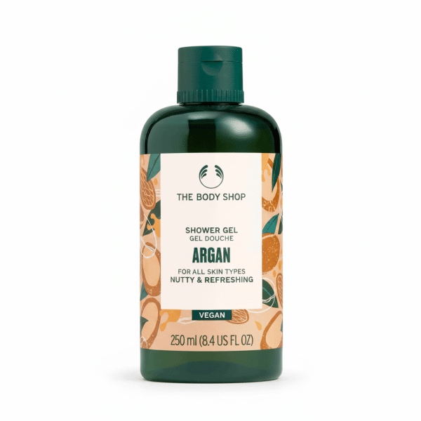 The Body Shop Argan Shower Gel Nutty Refreshing Vegan 250ml