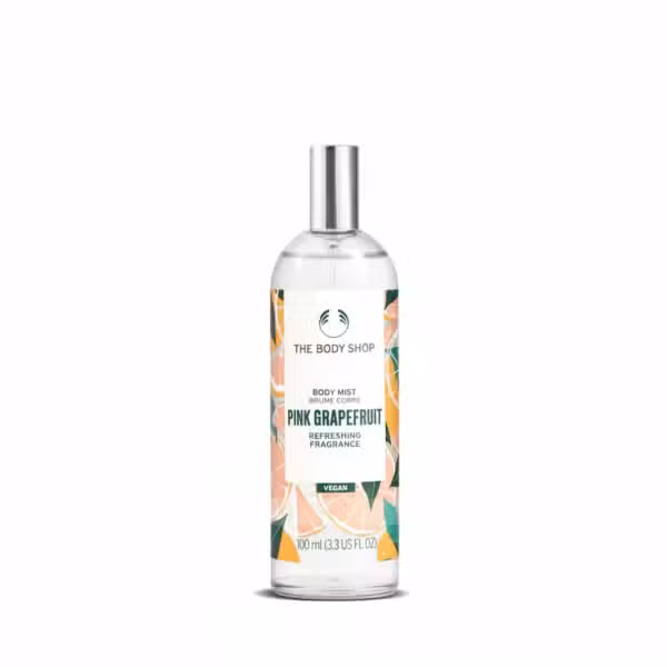 The Body Shop Pink Grapefruit Body Mist 100ml Refreshing Fragrance Vegan