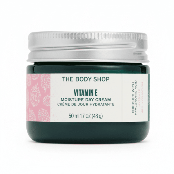The Body Shop Vitamin E Moisture Day Cream 50ml 1.7 Oz Enriched Hyaluronic Acid Vegan
