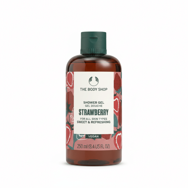 The Body Shop Strawberry Shower Gel Sweet Refreshing Vegan 250ml